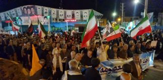 اجتماع پرشور ساوجیها در پنجاه و هشتمین شب بیعت با رهبر معظم انقلاب